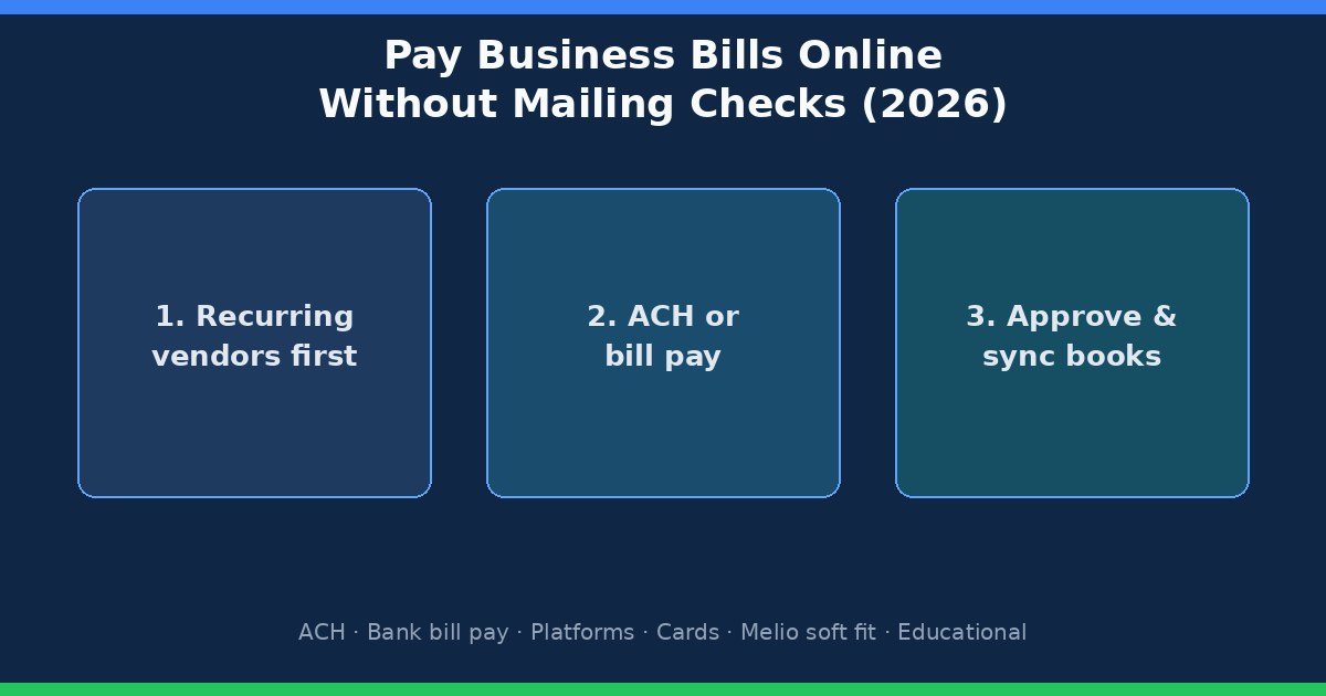 How to Pay Business Bills Online Without Mailing Checks (2026)